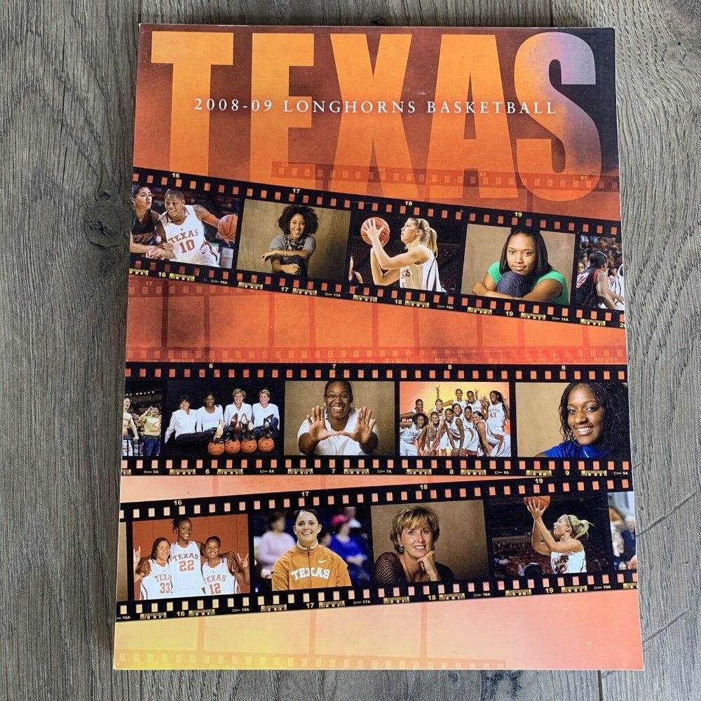 2008-09 Texas Women’s Basketball Media Guide UT University Of Texas Longhorns